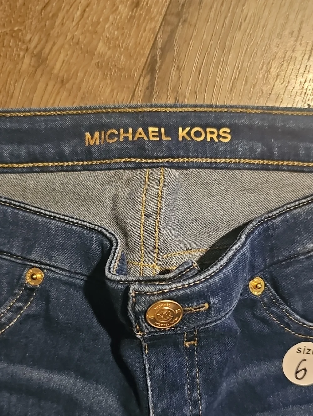 Michael Kors Jeans Dark Blue  Stretch Izzy Skinny Size 6 Denim
